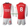 Maillot à Manches Longues Arsenal Odegaard 8 Domicile 2021-22 Pour Enfant